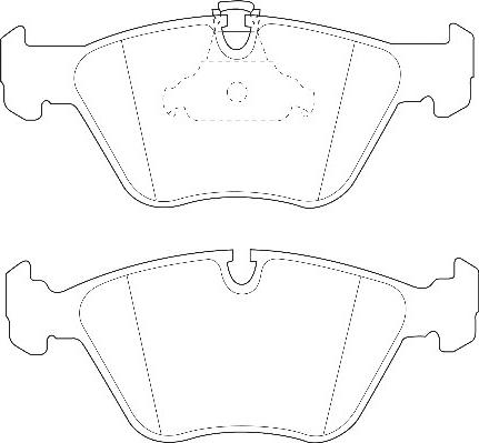 Omnicraft 2135000 - Kit pastiglie freno, Freno a disco autozon.pro