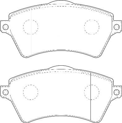 Omnicraft 2135034 - Kit pastiglie freno, Freno a disco autozon.pro