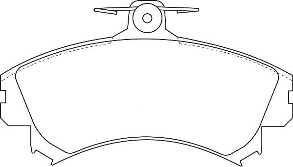 Omnicraft 2135031 - Kit pastiglie freno, Freno a disco autozon.pro