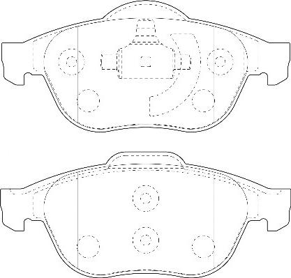 Omnicraft 2135029 - Kit pastiglie freno, Freno a disco autozon.pro