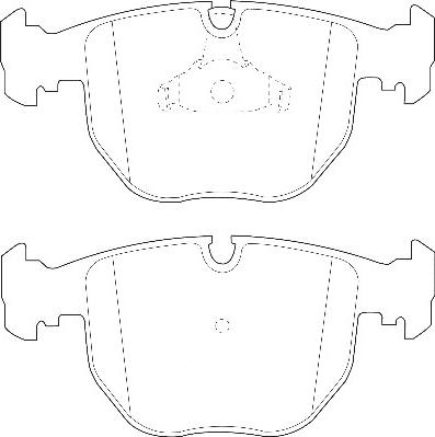 Omnicraft 2135024 - Kit pastiglie freno, Freno a disco autozon.pro