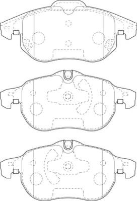 Omnicraft 2135196 - Kit pastiglie freno, Freno a disco autozon.pro