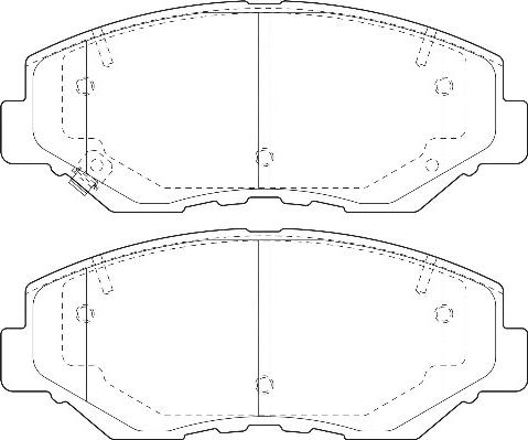 Omnicraft 2135190 - Kit pastiglie freno, Freno a disco autozon.pro