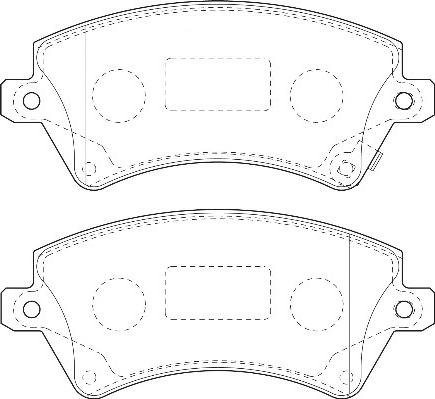 Omnicraft 2135146 - Kit pastiglie freno, Freno a disco autozon.pro