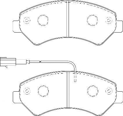 Omnicraft 2135184 - Kit pastiglie freno, Freno a disco autozon.pro