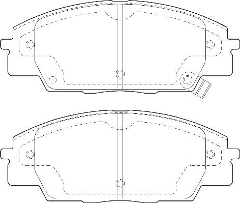 Omnicraft 2135188 - Kit pastiglie freno, Freno a disco autozon.pro