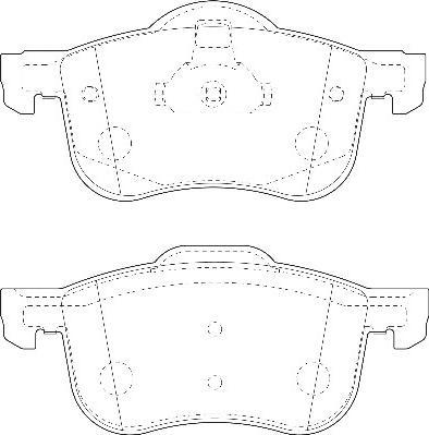 Omnicraft 2135124 - Kit pastiglie freno, Freno a disco autozon.pro