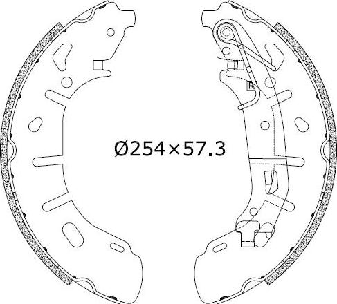 Omnicraft 2255861 - Kit ganasce freno autozon.pro