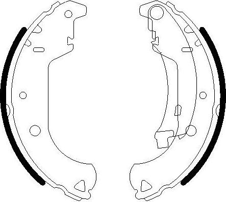 Omnicraft 2255791 - Kit ganasce freno autozon.pro