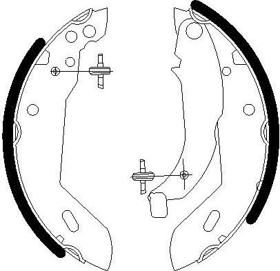 Omnicraft 2255742 - Kit ganasce freno autozon.pro