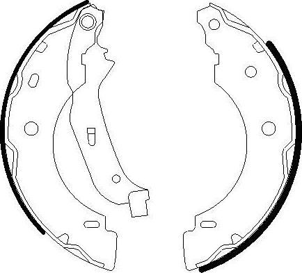 Omnicraft 2255768 - Kit ganasce freno autozon.pro