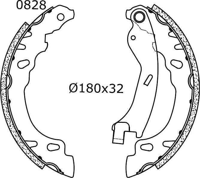 Omnicraft 2255704 - Kit ganasce freno autozon.pro