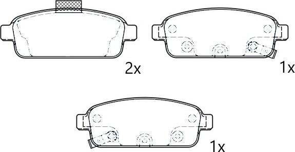 Omnicraft 2776931 - Kit pastiglie freno, Freno a disco autozon.pro