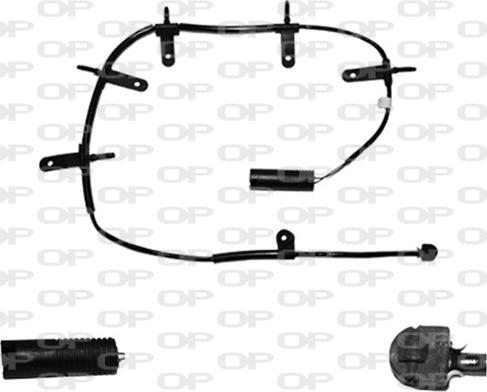 Open Parts AK3095.00 - Contatto segnalazione, Usura past. freno / mat. d'attrito autozon.pro