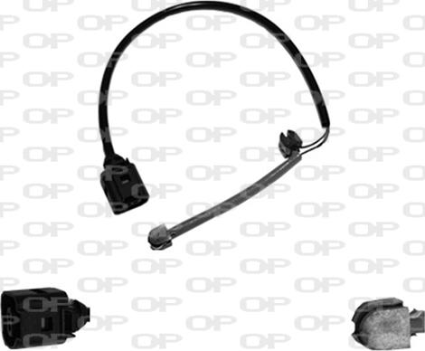 Open Parts AK3101.00 - Contatto segnalazione, Usura past. freno / mat. d'attrito autozon.pro