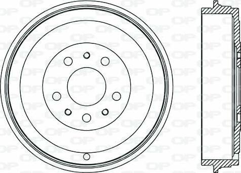 Open Parts BAD9093.10 - Tamburo freno autozon.pro