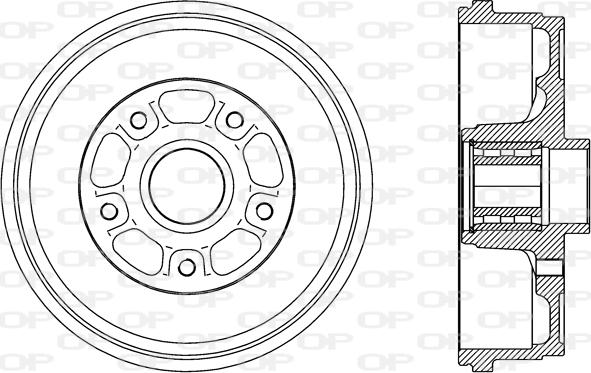 Open Parts BAD9092.31 - Tamburo freno autozon.pro