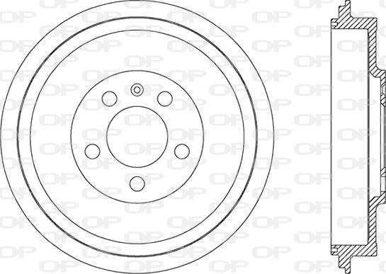 Open Parts BAD9049.10 - Tamburo freno autozon.pro