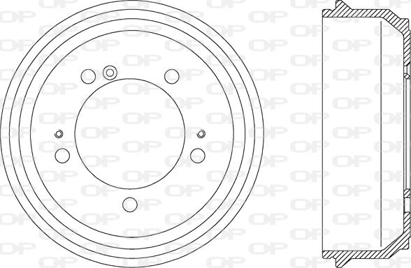 Open Parts BAD9046.10 - Tamburo freno autozon.pro