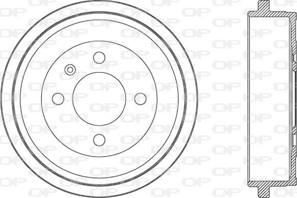 Open Parts BAD9048.10 - Tamburo freno autozon.pro