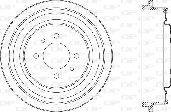 Open Parts BAD9042.20 - Tamburo freno autozon.pro