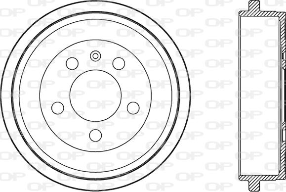 Open Parts BAD9054.10 - Tamburo freno autozon.pro