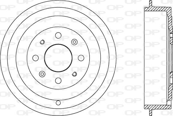 Open Parts BAD9065.10 - Tamburo freno autozon.pro