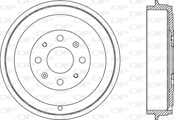 Open Parts BAD9066.10 - Tamburo freno autozon.pro