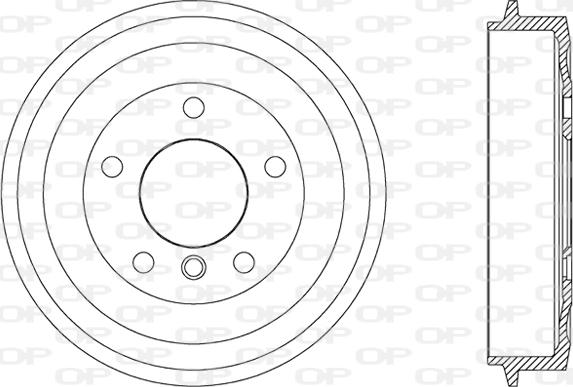 Open Parts BAD9005.10 - Tamburo freno autozon.pro