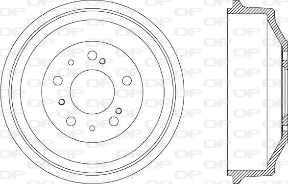 Open Parts BAD9003.10 - Tamburo freno autozon.pro