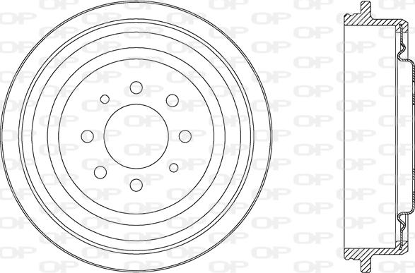 Open Parts BAD9007.20 - Tamburo freno autozon.pro