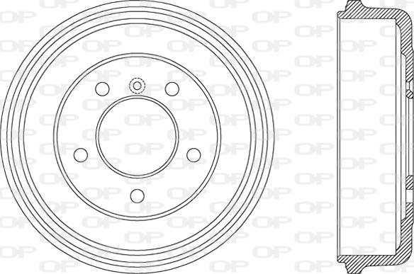 Open Parts BAD9014.10 - Tamburo freno autozon.pro