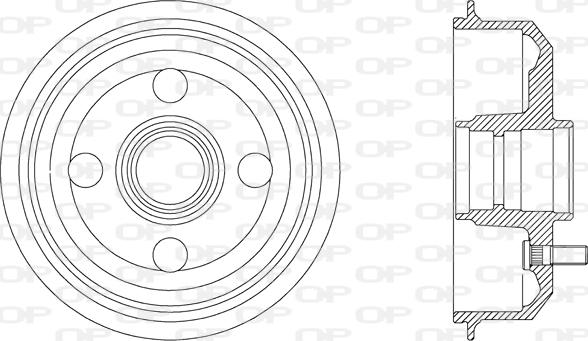 Open Parts BAD9016.40 - Tamburo freno autozon.pro