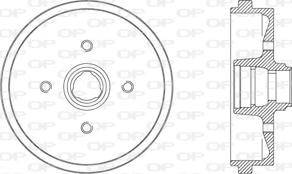 Open Parts BAD9010.40 - Tamburo freno autozon.pro