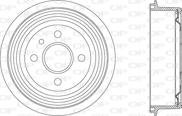 Open Parts BAD9018.20 - Tamburo freno autozon.pro