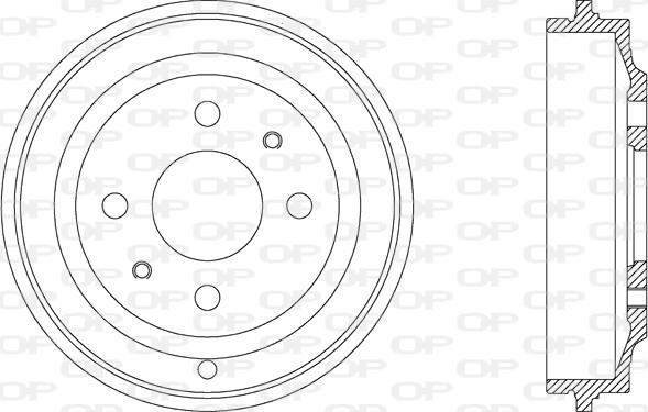 Open Parts BAD9031.10 - Tamburo freno autozon.pro