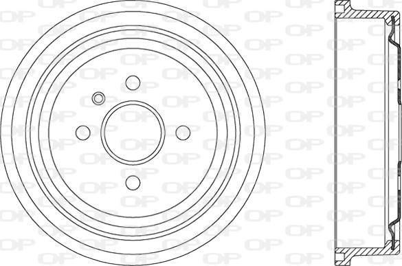 Open Parts BAD9037.20 - Tamburo freno autozon.pro