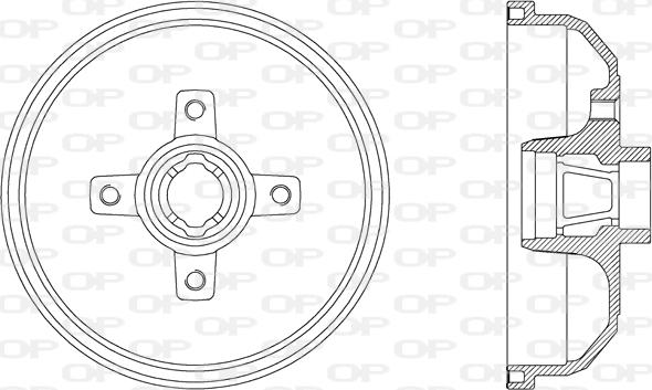 Open Parts BAD9021.40 - Tamburo freno autozon.pro