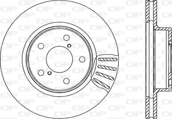 Open Parts BDA1491.20 - Discofreno autozon.pro