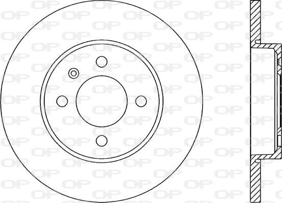 Open Parts BDA1582.10 - Discofreno autozon.pro