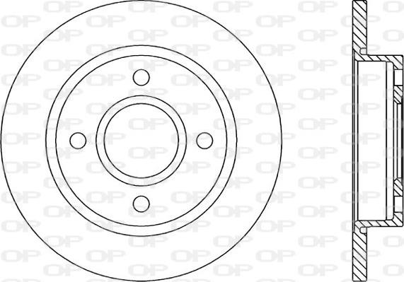 Open Parts BDA1660.10 - Discofreno autozon.pro