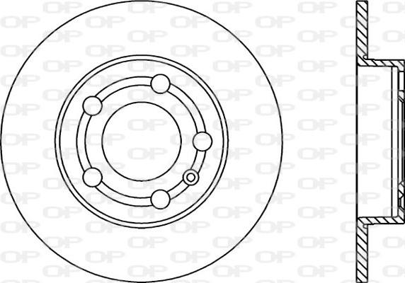 Open Parts BDA1668.10 - Discofreno autozon.pro