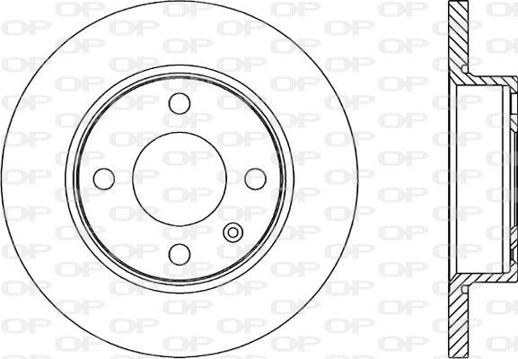 Open Parts BDA1670.10 - Discofreno autozon.pro