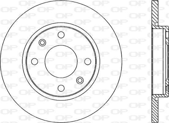 Open Parts BDA1671.10 - Discofreno autozon.pro