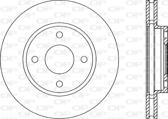 Open Parts BDA1184.20 - Discofreno autozon.pro