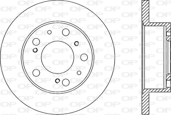 Open Parts BDA1136.10 - Discofreno autozon.pro