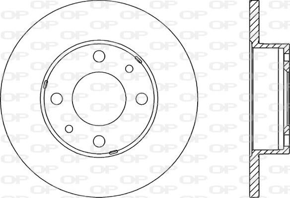 Open Parts BDA1131.10 - Discofreno autozon.pro