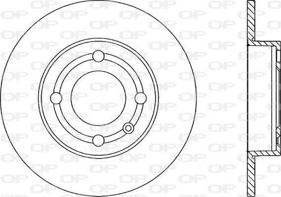 Open Parts BDA1849.10 - Discofreno autozon.pro