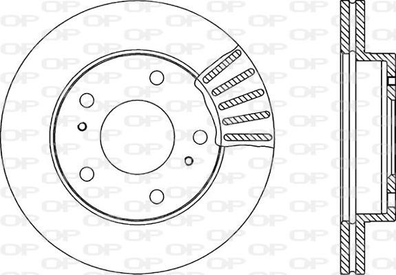 Open Parts BDA1801.20 - Discofreno autozon.pro