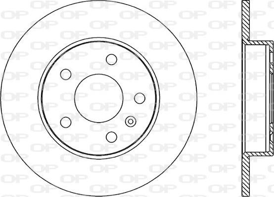 Open Parts BDA1811.10 - Discofreno autozon.pro